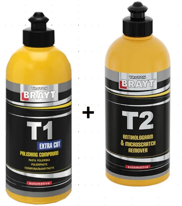 T1 Extra Cut + T2 Antihologram Polituren Set 2 x 1kg